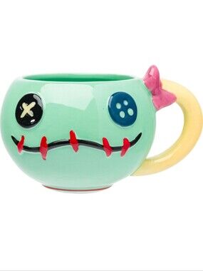 Lilo and Stitch Scrump Ceramic Mug Silver Buffalo & Disney Collab NWOT